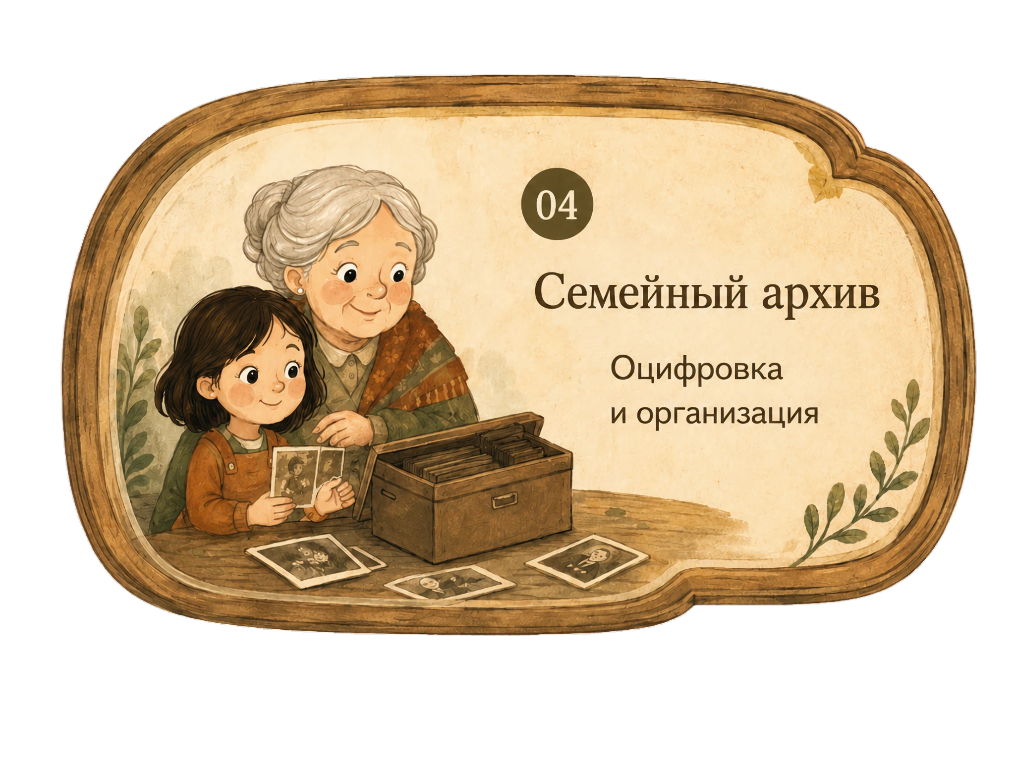 Семейный архив — оцифровка и организация